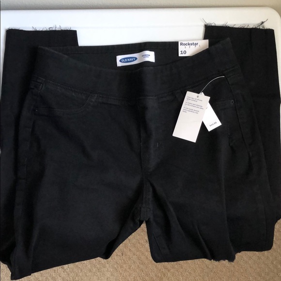 🆕 ROCKSTAR Destructed Raw Edge Jegging OLD NAVY - Picture 11 of 16